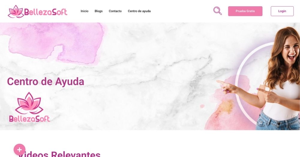Sitio BellezaSoft Muestra