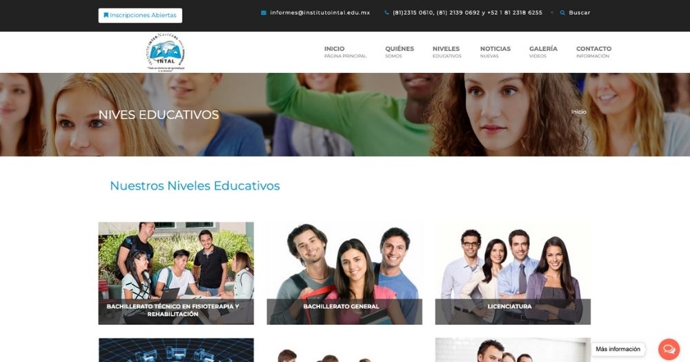 Sitio INTAL muestra