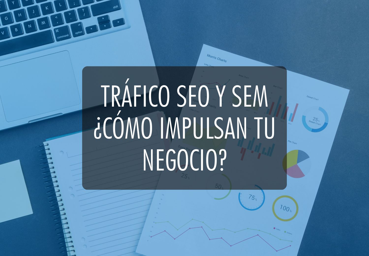 Portada de blog trafico SEO y SEM