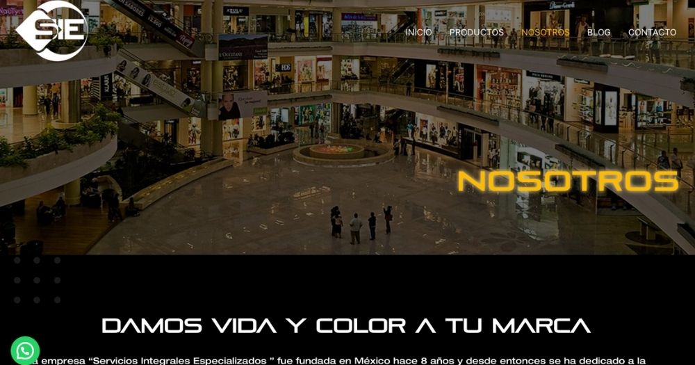 Sitio SIE anuncios Muestra