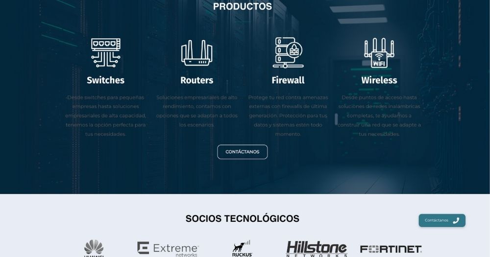 Sitio TECVA muestra