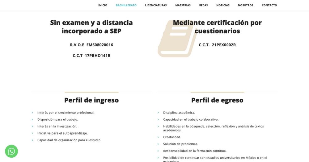 Sitio Consorcio Educativo ALCRA muestra