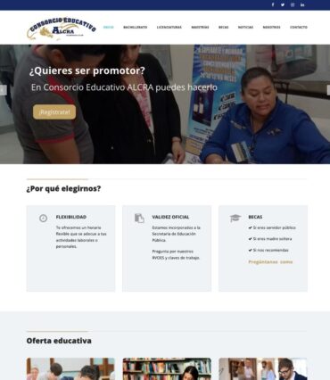 Sitio Consorcio Educativo ALCRA