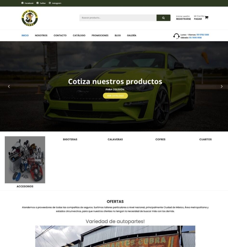 Sitio Autopartes Cobra