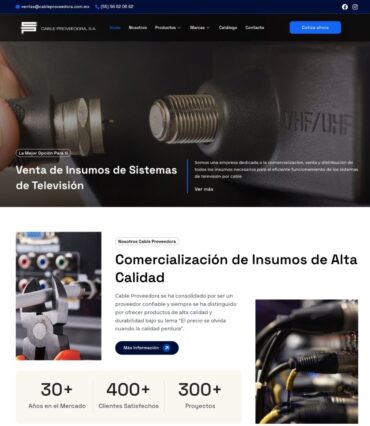 Sitio Cable Proveedora