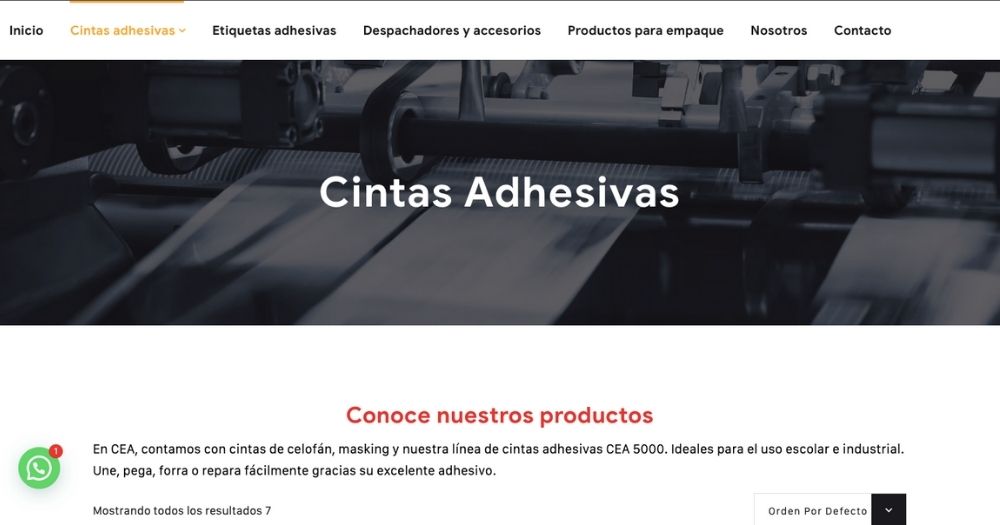 Sitio Cyeasa muestra
