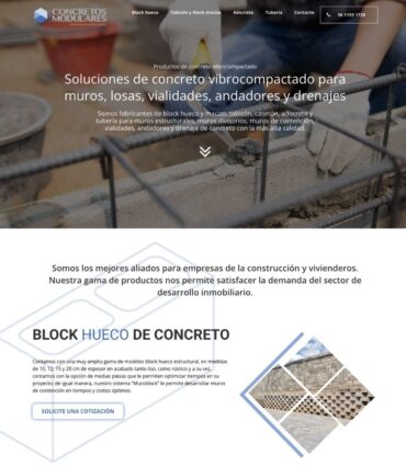 Sitio Concretos Modulares