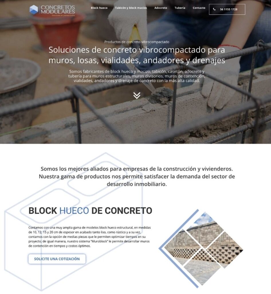 Sitio Concretos Modulares