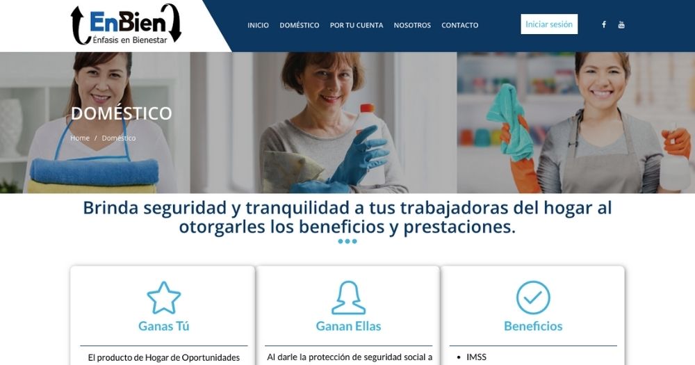 Sitio EnBien muestra