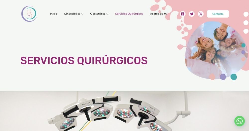 Sitio Gineco CDMX muestra