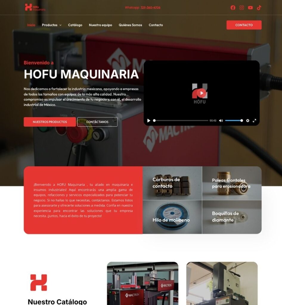 Sitio Maquinaria Hofu