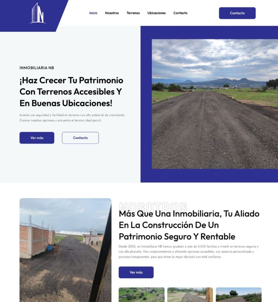 Sitio Inmobiliaria NB
