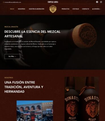 sitio web mezcal dinastia