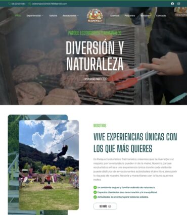 sitio web parque ecoturistico tlalmanalco