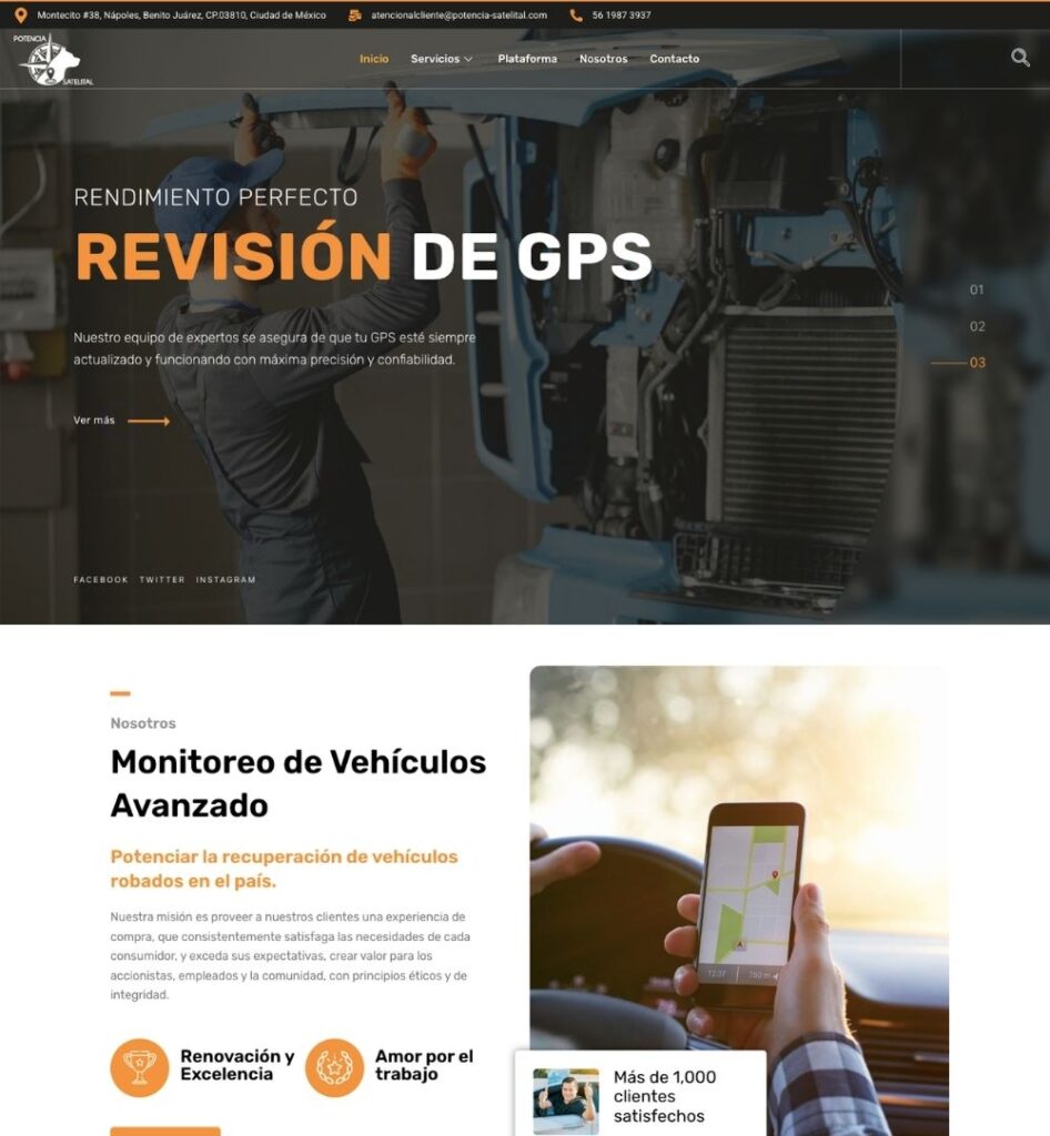 Sitio Potencia Satelital